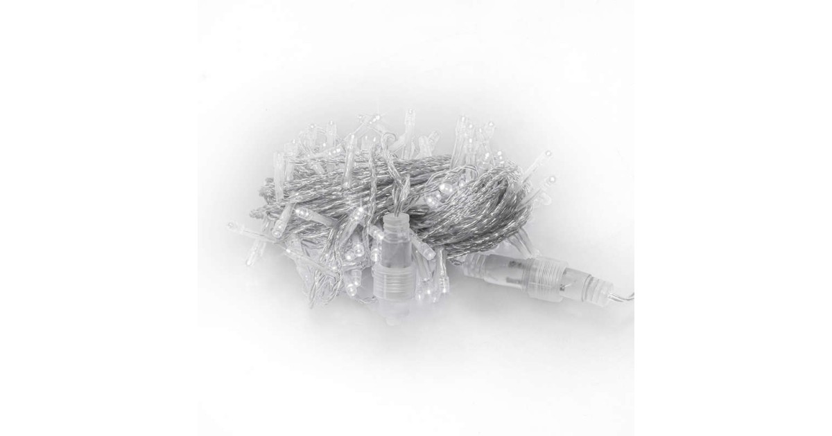 Купить Гирлянда светодиодная LD120-W-E 120 с доп. подключ. до 20 доп. модулей 12м бел. 4607144111676 SHLights оптом в Москве