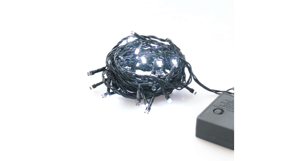 Купить Гирлянда ILD050C-GW 50LED 5м 8 реж. бел. SHlights 4690601041944 SHLights оптом в Москве