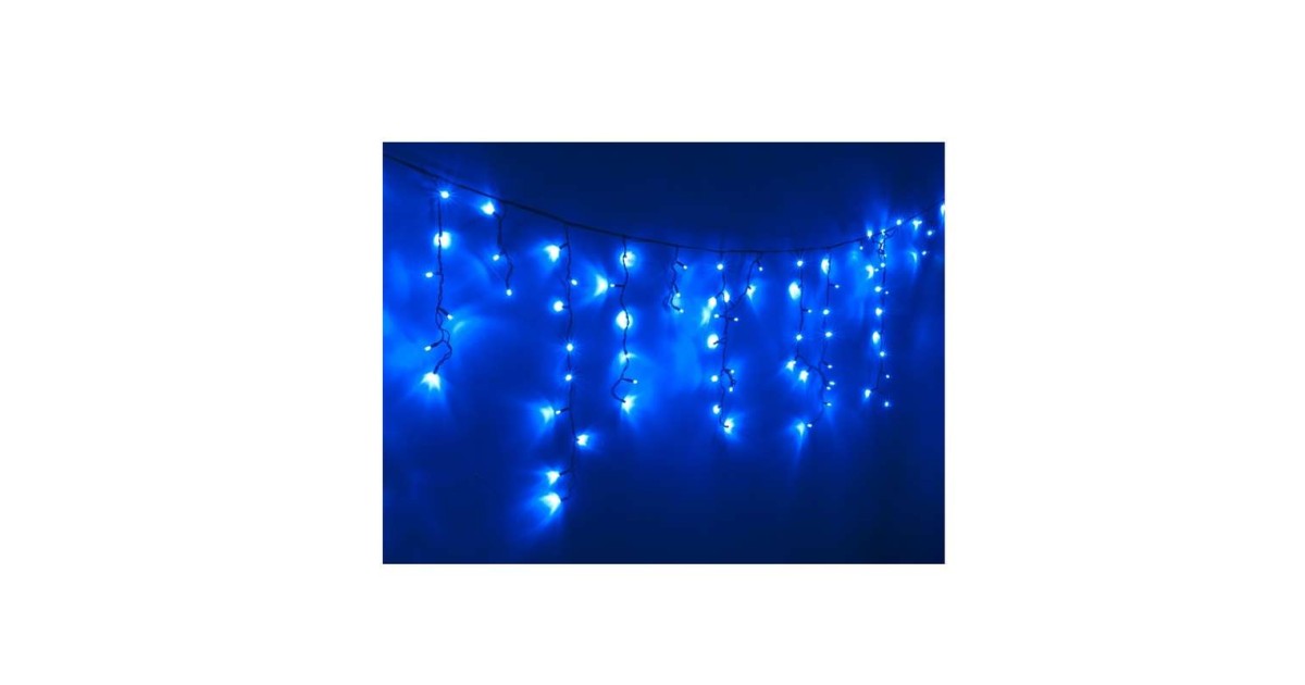 Купить Гирлянда "Бахрома" OIC100LSE-B-T-I4 100LED 2м син. SHlights 4610003324940 SHLights оптом в Москве