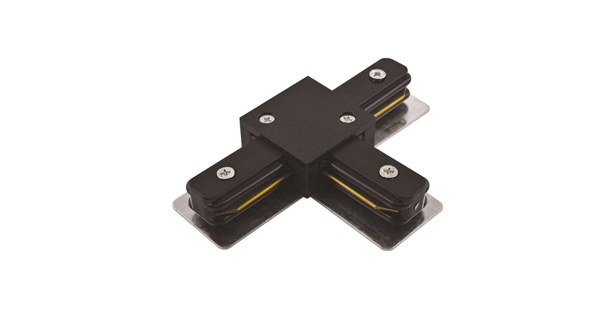 Купить Коннектор T-образный PTR CT-BL накладной/подвесной шинопровод черн. Pro JazzWay 5010857 Jazzway оптом в Москве