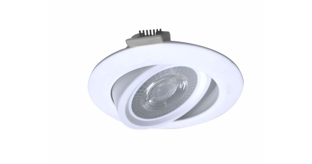 Купить Светильник светодиодный DownRR 7Вт 180-265В 4000К кругл. поворотн. панель бел. KDownRR7W4000K Космос оптом в Москве