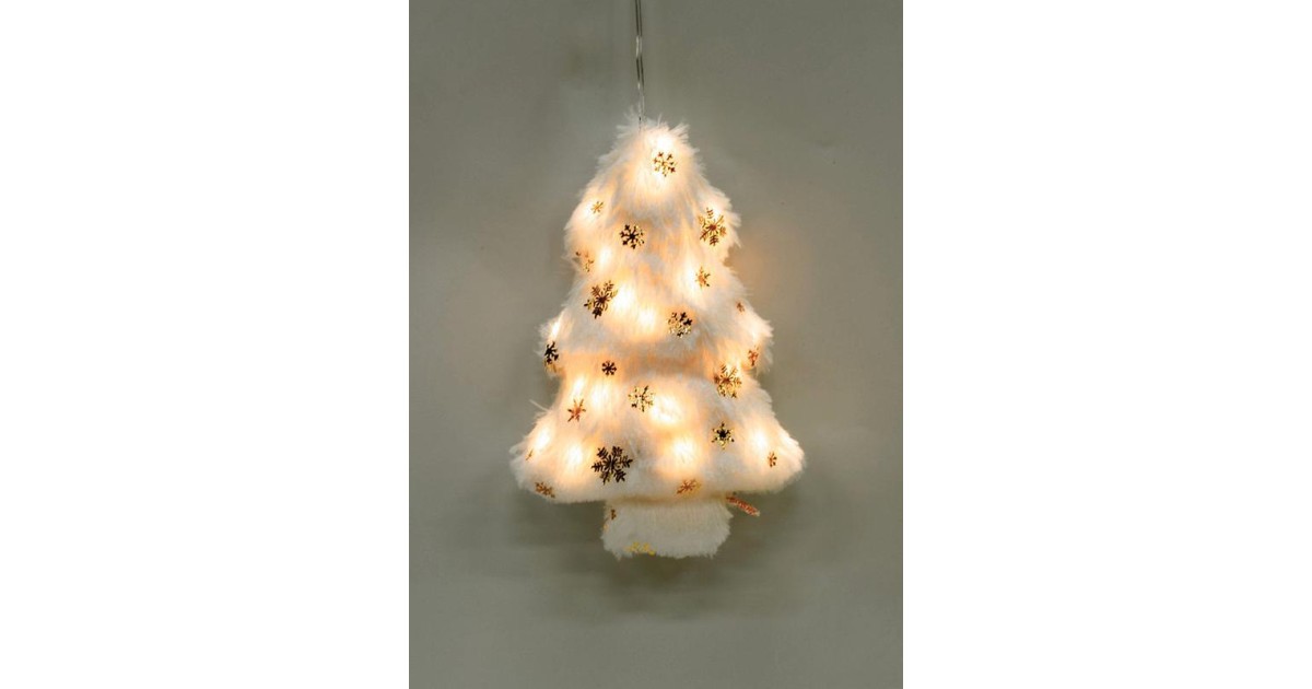 Купить Светильник подвесной "Елочка" 10LED флок 12х5.5х18.2см тепл. бел. КОСМОС KOC_TAB-B108 Космос оптом в Москве