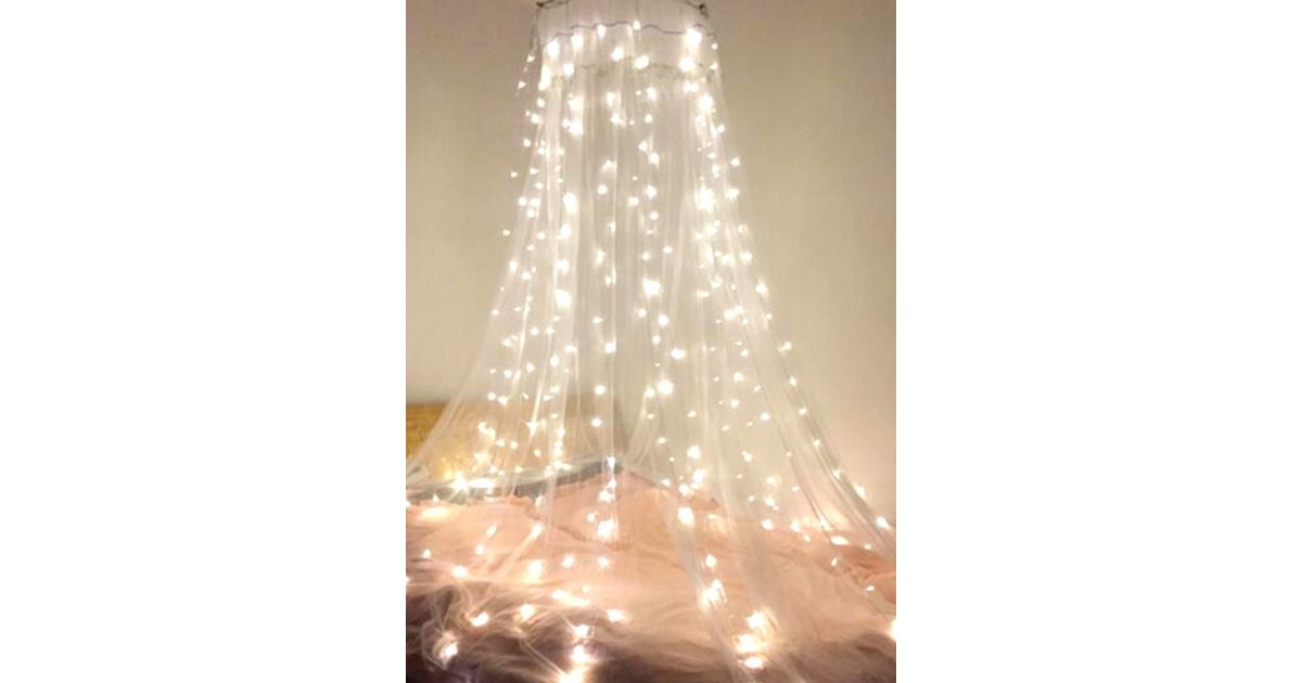 Купить Гирлянда светодиодная "Пучок" 7 нитей 1.8м 126LED тепл. бел. 220В провод прозр. КОСМОС KOC_TRE-V71 Космос оптом в Москве