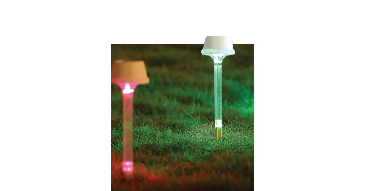 Купить Светильник светодиодный SMD мультиколор уличный на солнечн. батарее аккум. AAA NI-MH 100мА.ч (уп.2шт) КОСМОС KOC_SOL108 Космос оптом в Москве