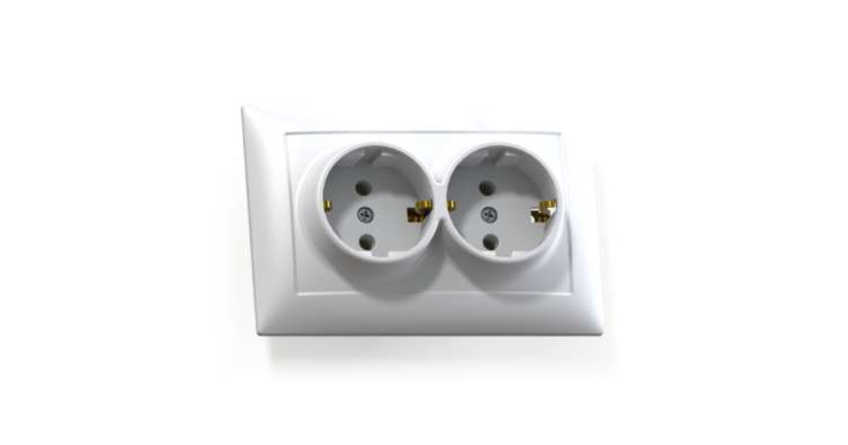 Купить Розетка 2-м СП Селена РС16-372 16А IP20 с заземл. бел. Кунцево 8116 Кунцево-Электро оптом в Москве