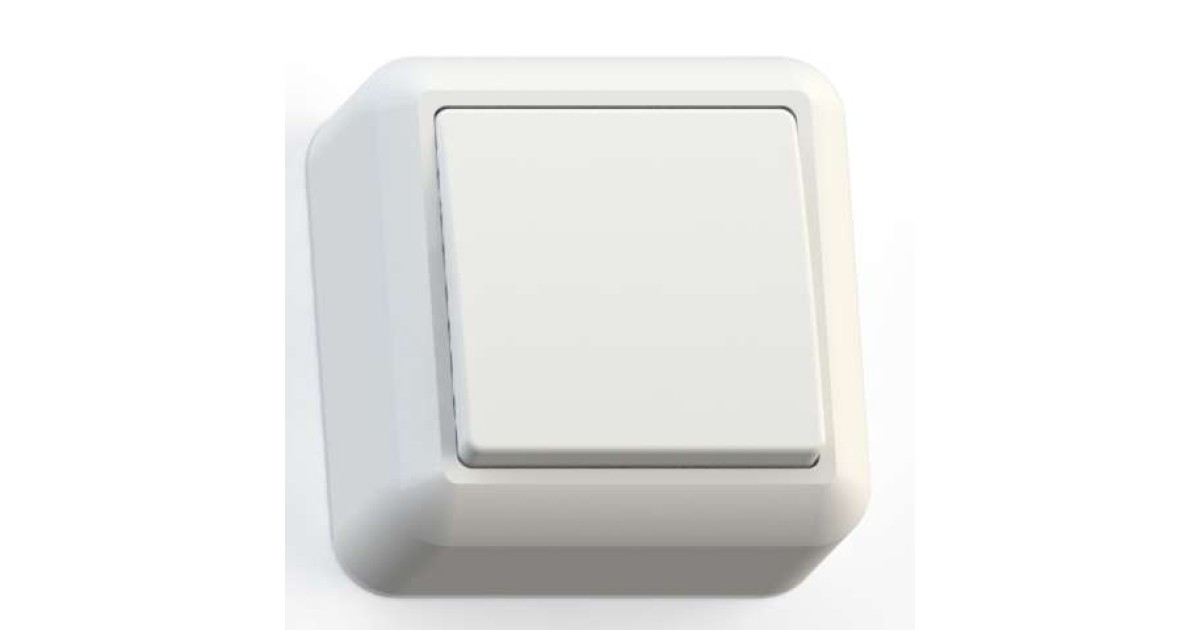Купить Выключатель 1-кл. ОП Оптима 10А IP20 А110-377 с монтаж. пластиной бел. Кунцево 8000 Кунцево-Электро оптом в Москве