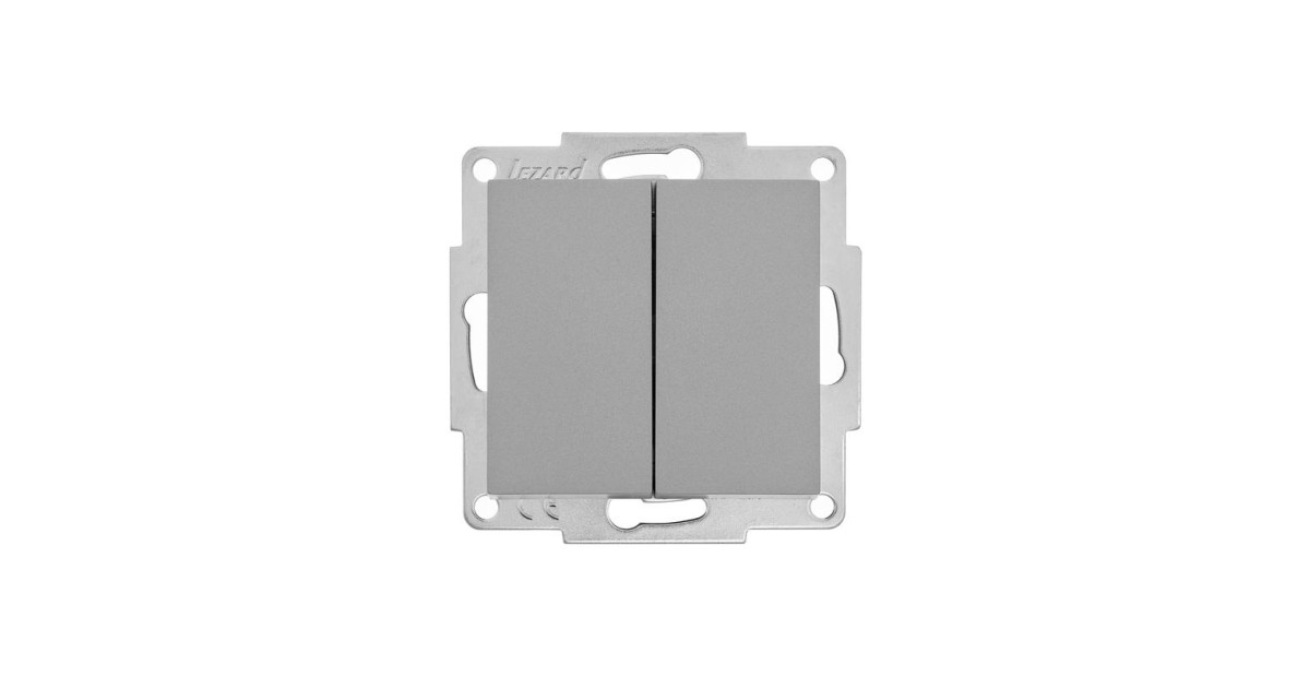 Купить Выключатель 2-кл. СП Vesna механизм платина 742-3588-101 Lezard оптом в Москве