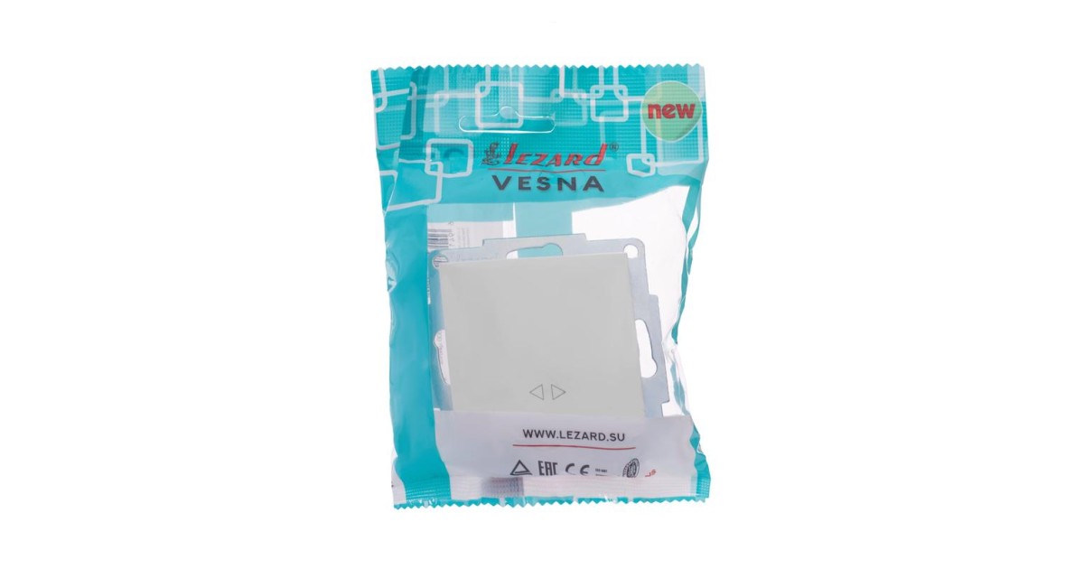 Купить Выключатель промежуточный 1-кл. СП Vesna механизм бел. 742-0288-107 Lezard оптом в Москве