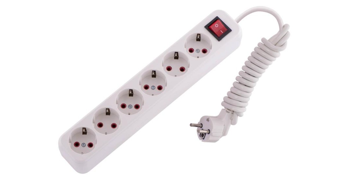 Купить Удлинитель 6х2м с заземл. 16А IP20 Lila с выкл. 720-0602-602 Lezard оптом в Москве