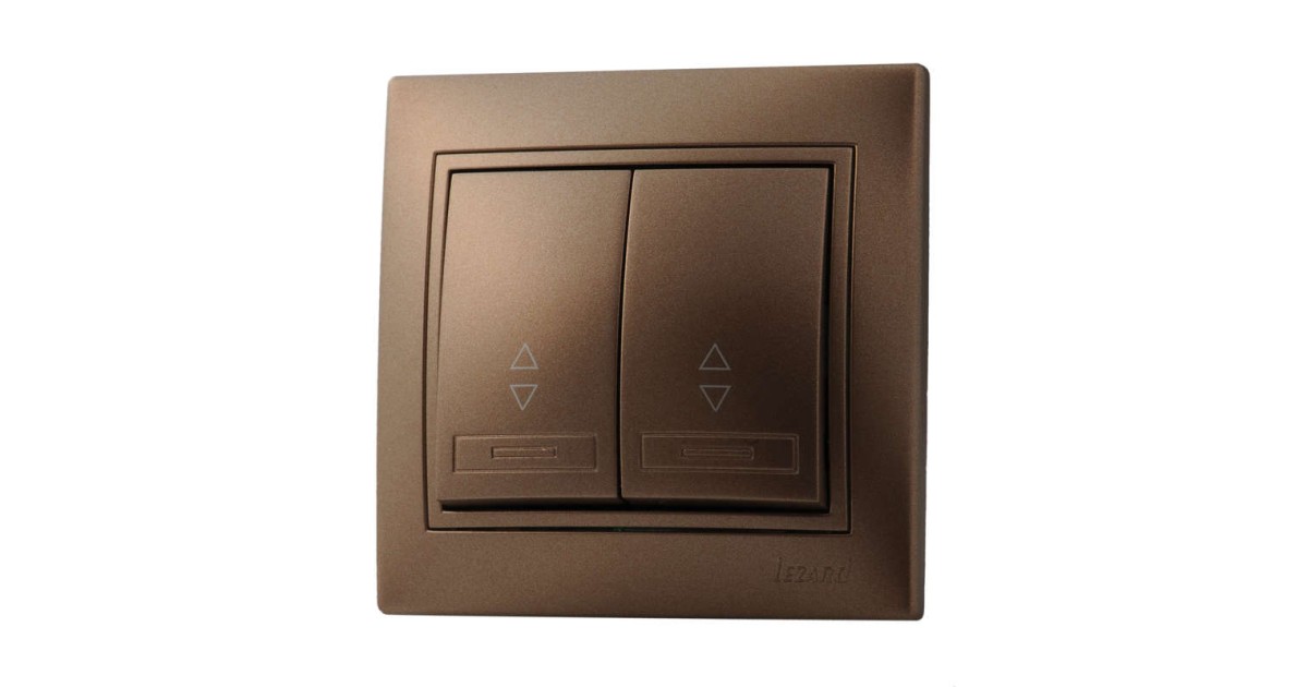 Купить Переключатель проходной 2-кл. СП Mira 10А со вставкой свет. корич. перламутр. 701-3131-106 Lezard оптом в Москве