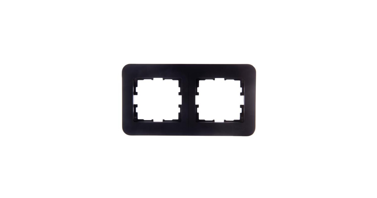 Купить Рамка 2-м Karina Life горизонт. черн. бархат 708-4200-147 Lezard оптом в Москве