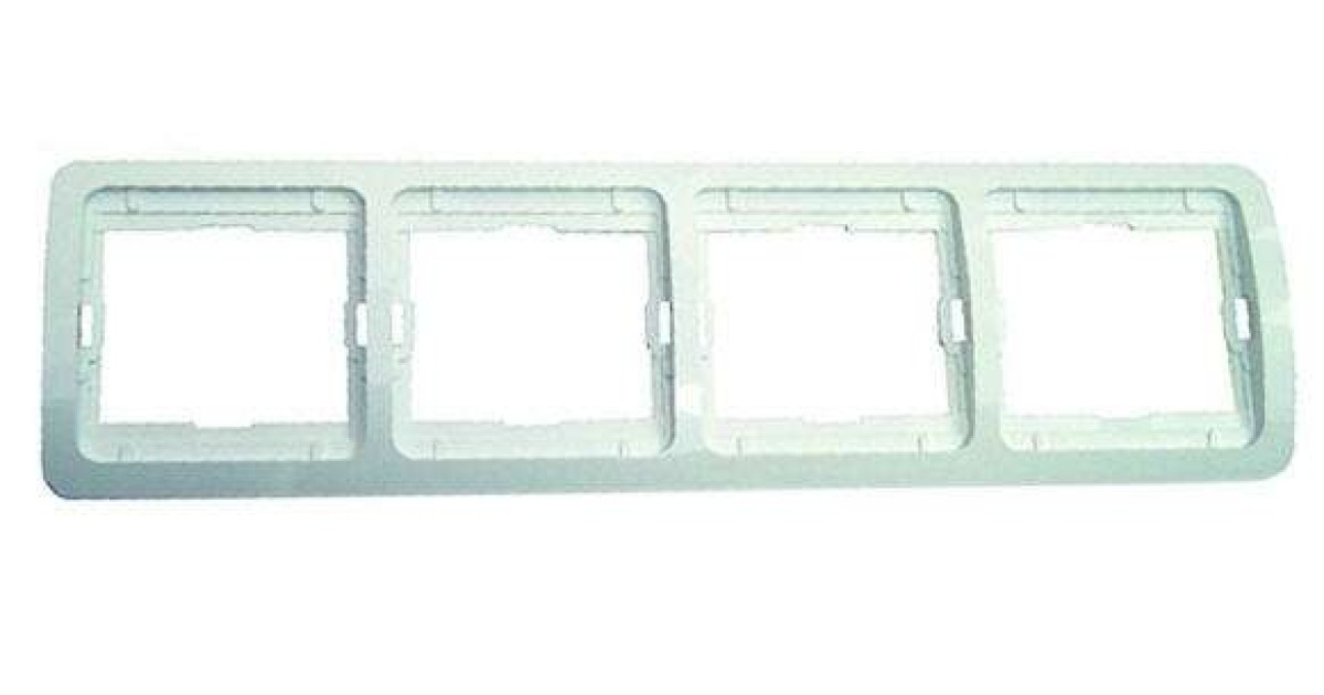 Купить Рамка 4-м Mimoza горизонт. бел. 22039 Makel оптом в Москве