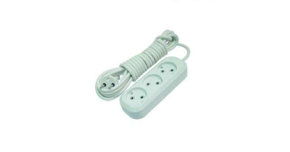 Купить Удлинитель 3х5м без заземл. 10А IP20 MGP124 Makel оптом в Москве