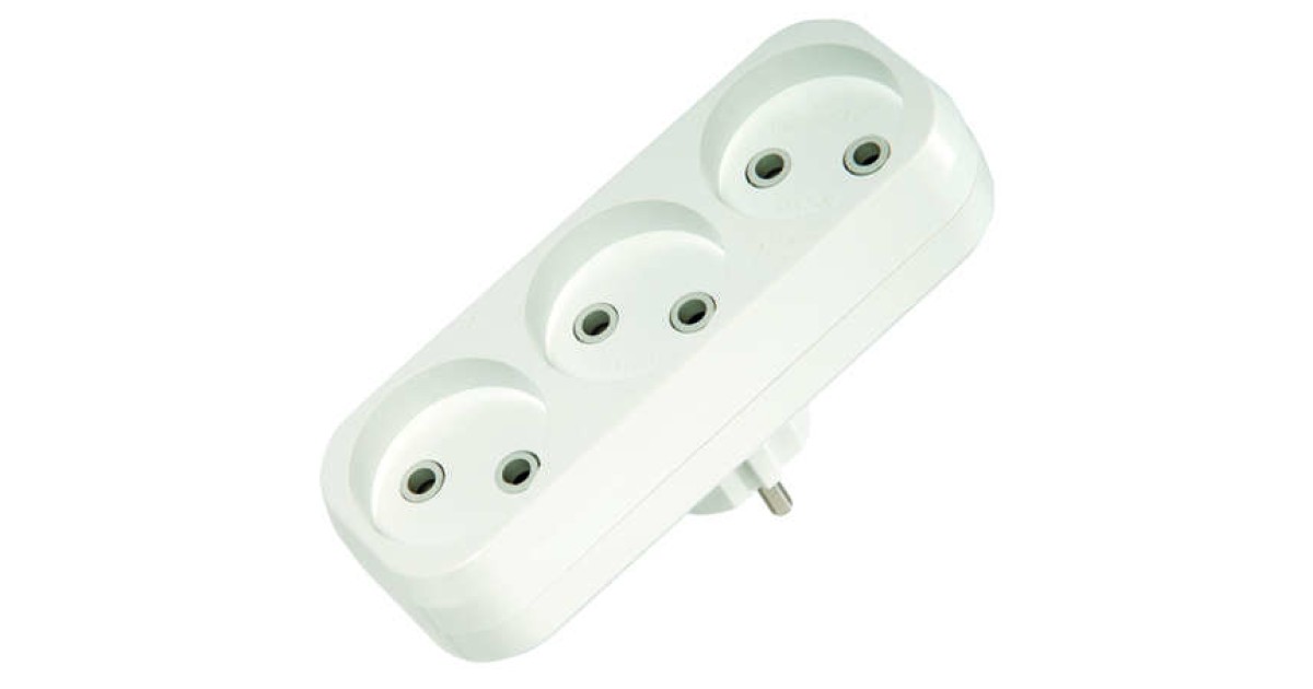 Купить Разветвитель 3-м без заземл. 10032 Makel оптом в Москве