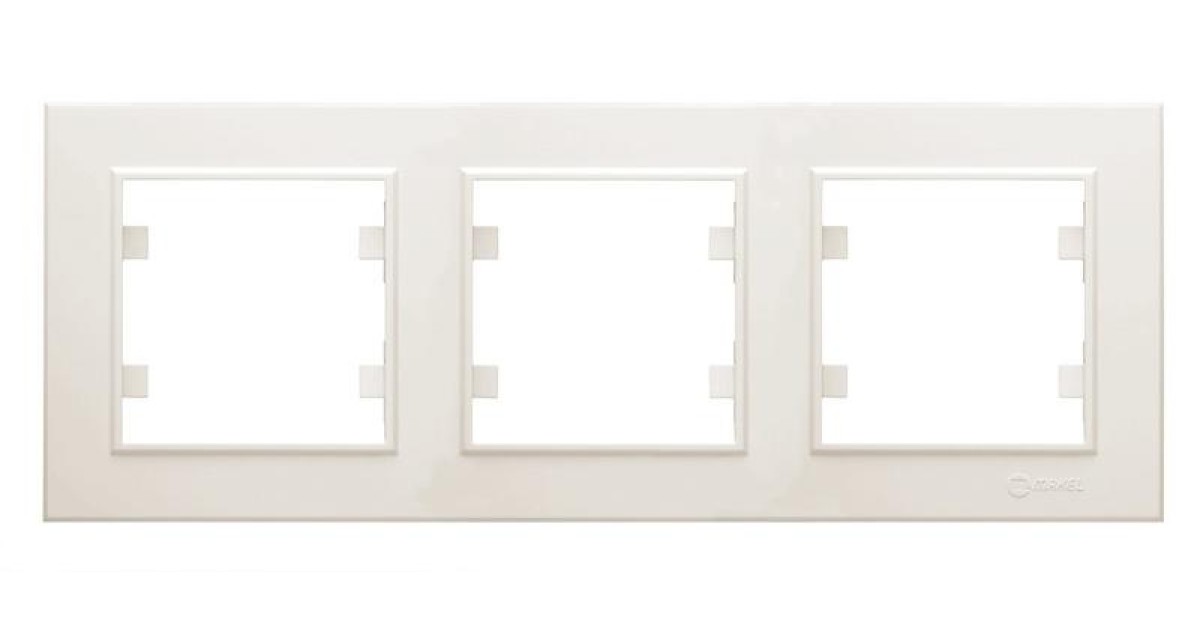 Купить Рамка 3-м Karea горизонт. крем. 56010703 Makel оптом в Москве