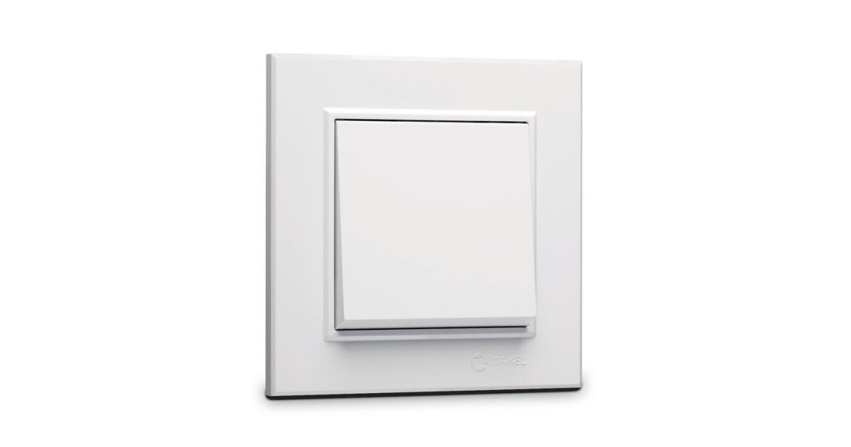 Купить Переключатель 1-кл. СП Karea 10А IP20 бел. 56001005 Makel оптом в Москве