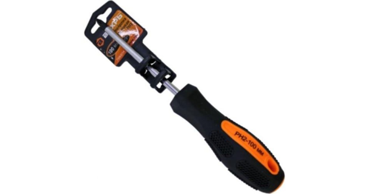 Купить Отвертка крестовая PH2 100мм 73/6/2/14 Вихрь оптом в Москве