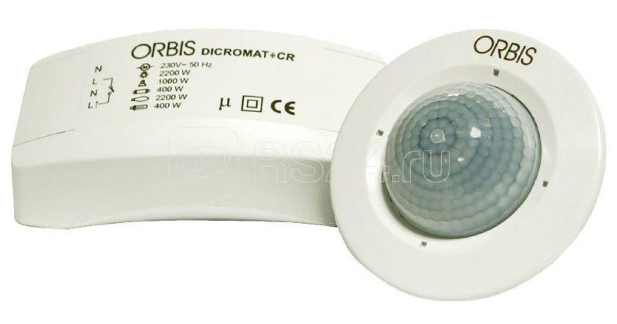Купить Датчик присутствия DICROMAT + CR 230В Orbis OB134512 ORBIS оптом в Москве