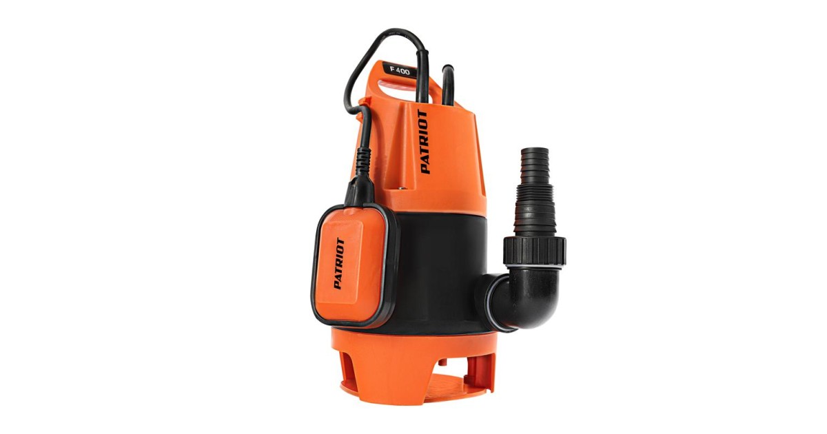 Купить Насос дренажный F 400 для грязной воды корпус-пластик 400Вт 8000л/ч 315302405 PATRIOT оптом в Москве