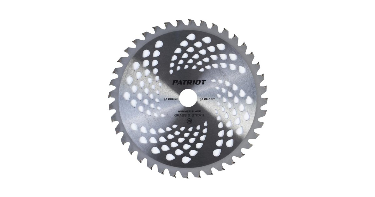 Купить Нож TBS-40P D230х25.4мм толщина 1.3мм 40 зубьев 809115229 PATRIOT оптом в Москве