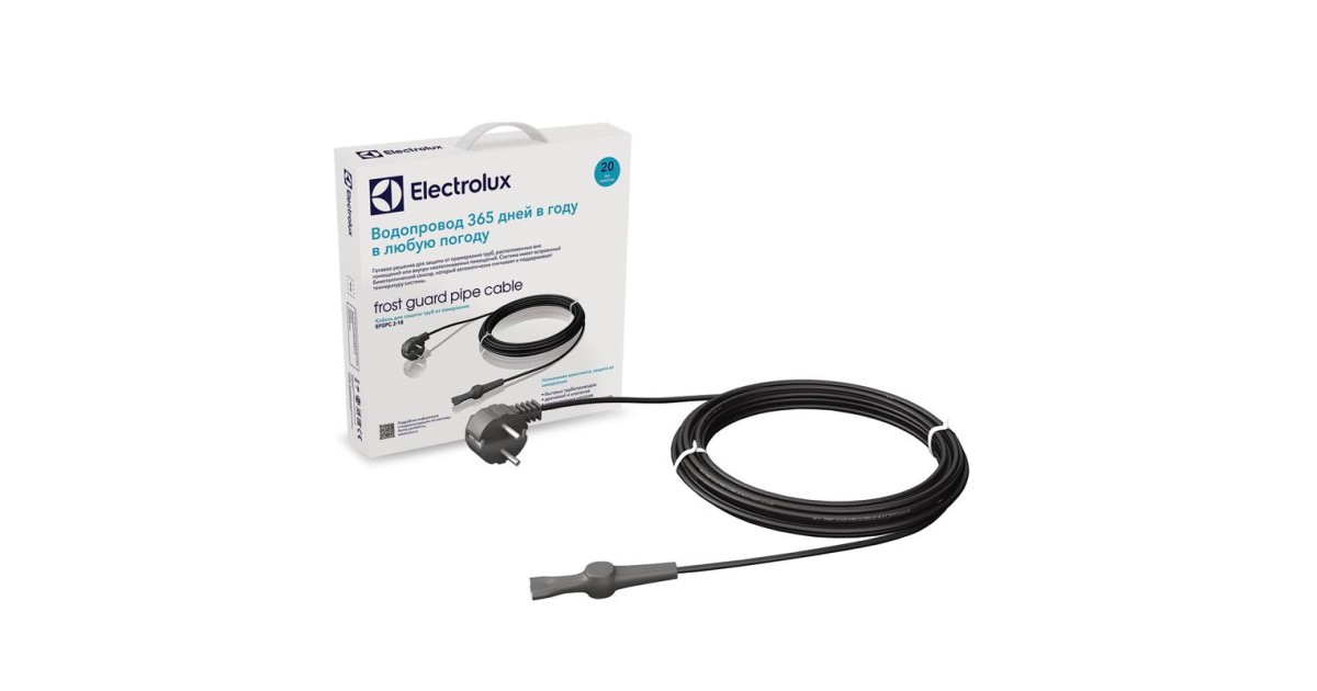 Купить Кабель для обогрева трубопроводов EFGPC 2-18-6 (комплект) НС-1068096 Electrolux оптом в Москве