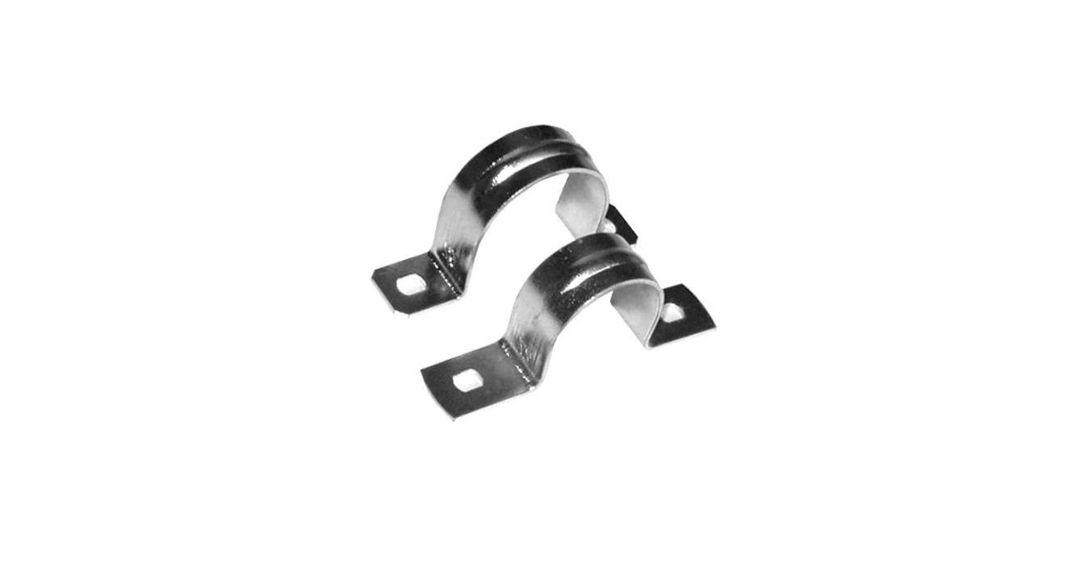 Купить Скоба крепежная двухлапковая d20мм метал. оцинк. (уп.30шт) С21420 Ruvinil оптом в Москве