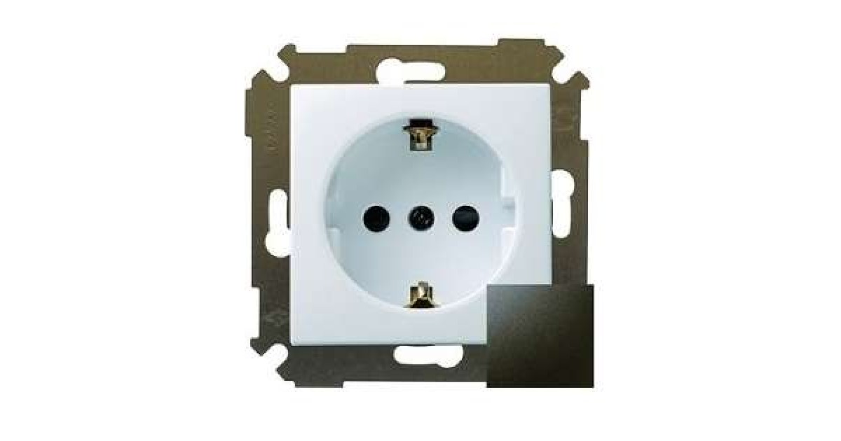 Купить Розетка 1-м СП Simon34 16А IP20 с заземл. механизм графит Simon 34432-038 Simon оптом в Москве