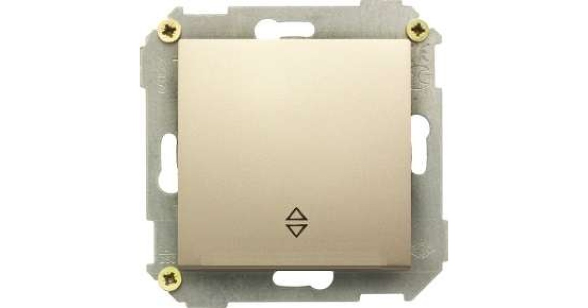 Купить Переключатель проходной 1-кл. СП Simon 34 10А IP20 механизм шампань Simon 34201-034 Simon оптом в Москве