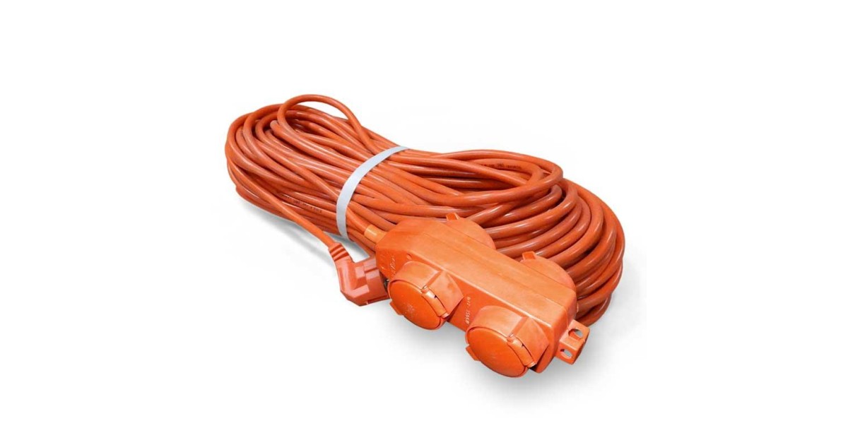 Купить Удлинитель-шнур 4х20м с заземл. 16А IP44 У16-040 ПВС 3х1.5 с защ. крышкой 9633861 UNIVersal оптом в Москве