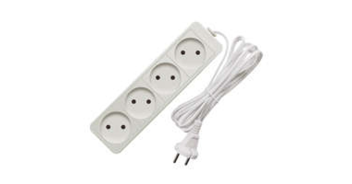 Купить Удлинитель 4х1.5м без заземл. 6А IP20 1.3кВт ШВВП 481S-0401 Союз оптом в Москве