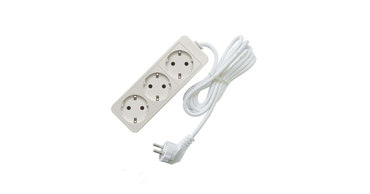 Купить Удлинитель 3х5м с заземл. 10А IP20 2.2кВт ПВС 481S-9305 Союз оптом в Москве