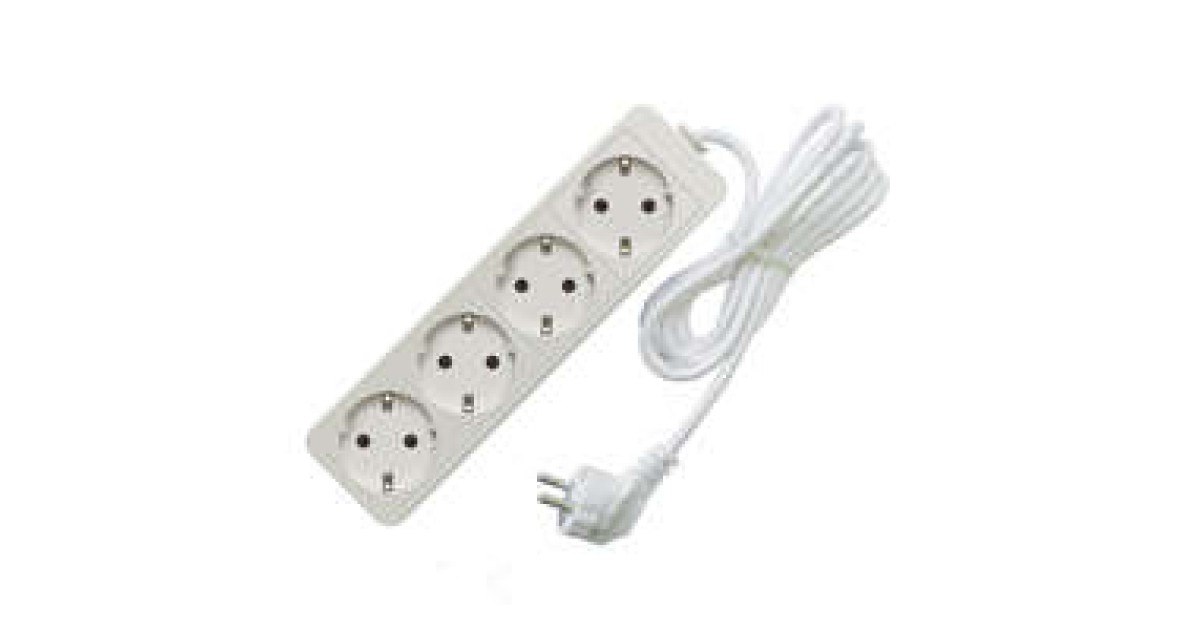 Купить Удлинитель 4х1.5м с заземл. 10А IP20 2.2кВт ПВС 481S-9401 Союз оптом в Москве