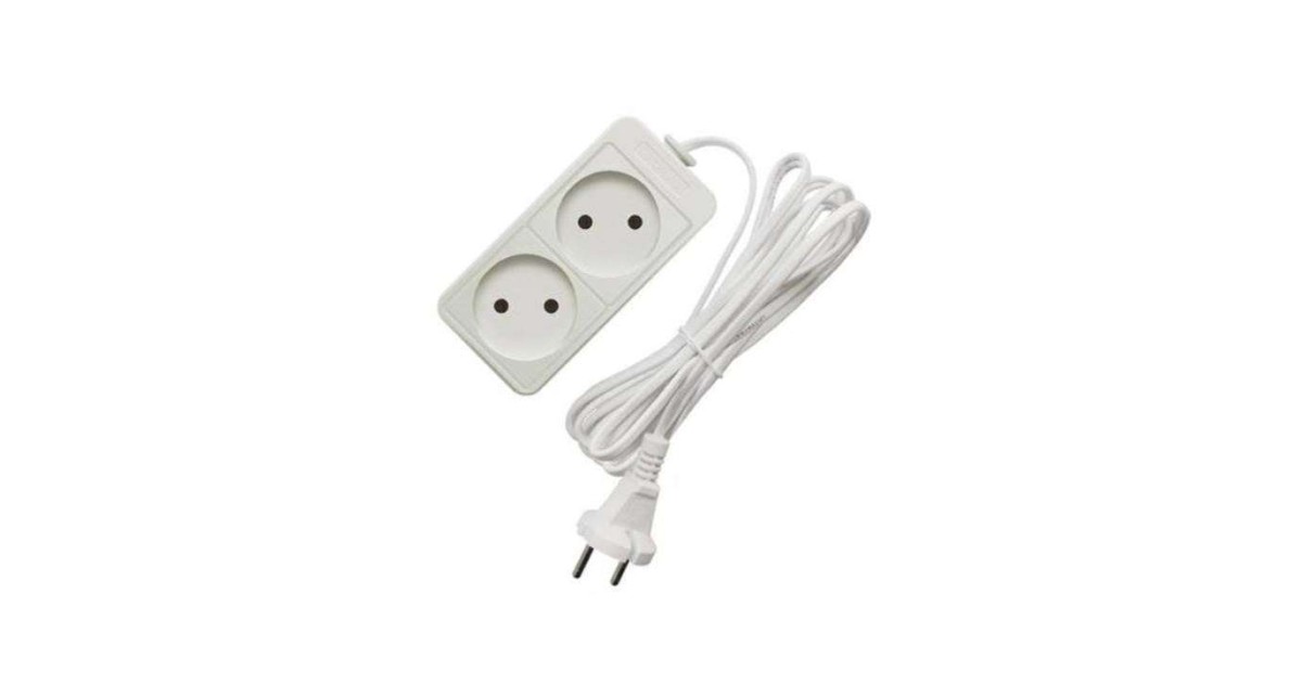 Купить Удлинитель 2х3м без заземл. 10А IP20 2.2кВт ПВС 481S-1203 Союз оптом в Москве