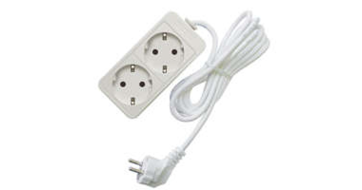 Купить Удлинитель 2х3м с заземл. 16А IP20 3.5кВт ПВС 481S-6203 Союз оптом в Москве