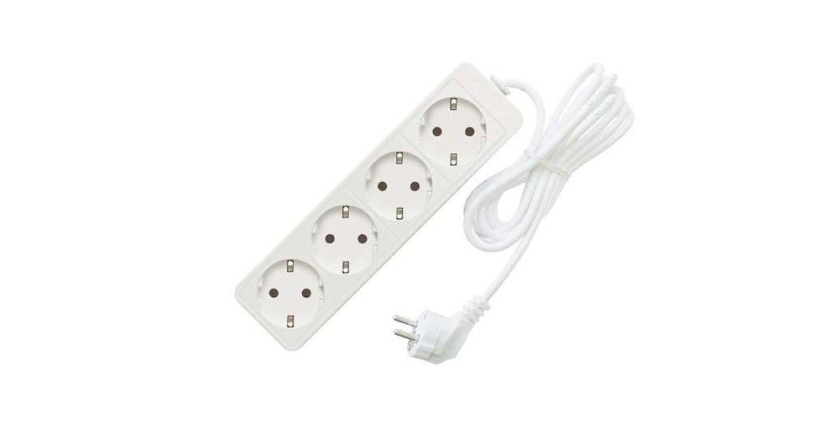 Купить Удлинитель 4х5м с заземл. 16А IP20 3.5кВт ПВС 481S-6405 Союз оптом в Москве