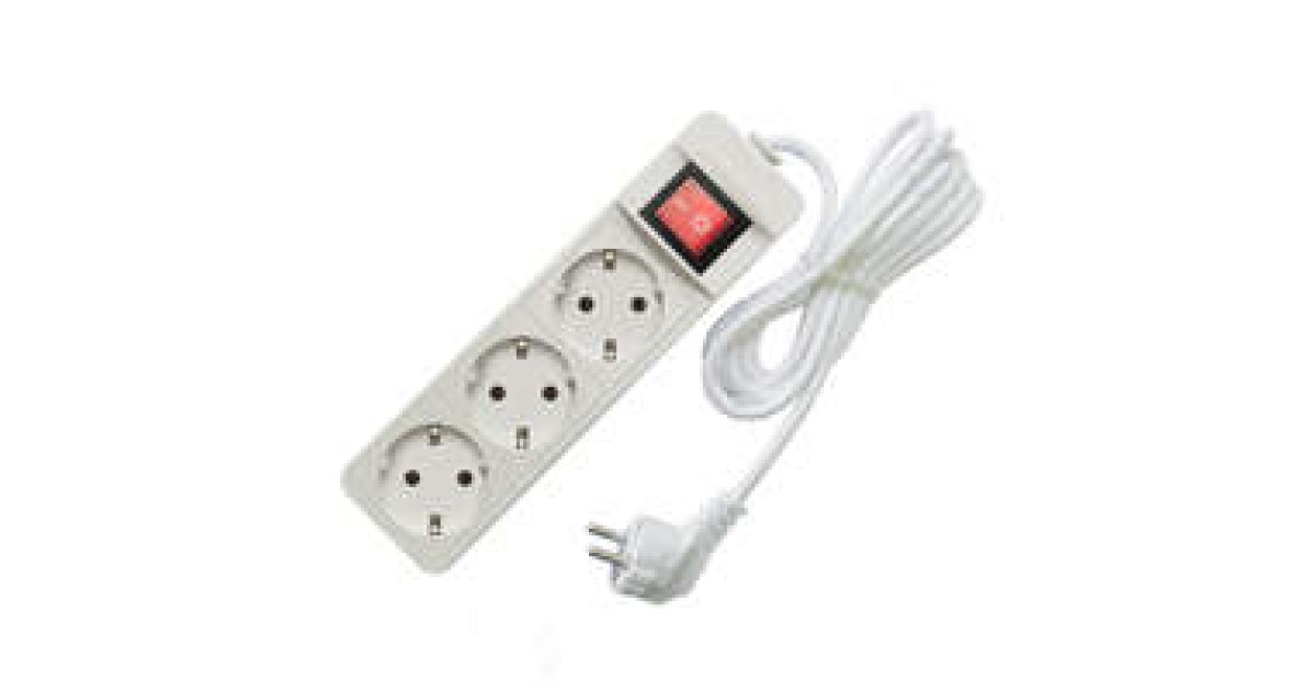 Купить Удлинитель 3х10м с заземл. 16А IP20 3.5кВт ПВС с выкл. 481S-8310 Союз оптом в Москве