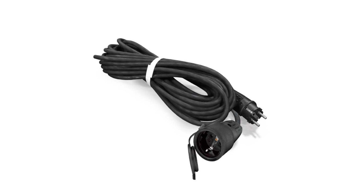 Купить Удлинитель-шнур 1х30м с заземл. 16А IP44 УШ-16 КГ 3х1.5 с защ. крышкой каучук UNIVersal 964U-7003 UNIVersal оптом в Москве