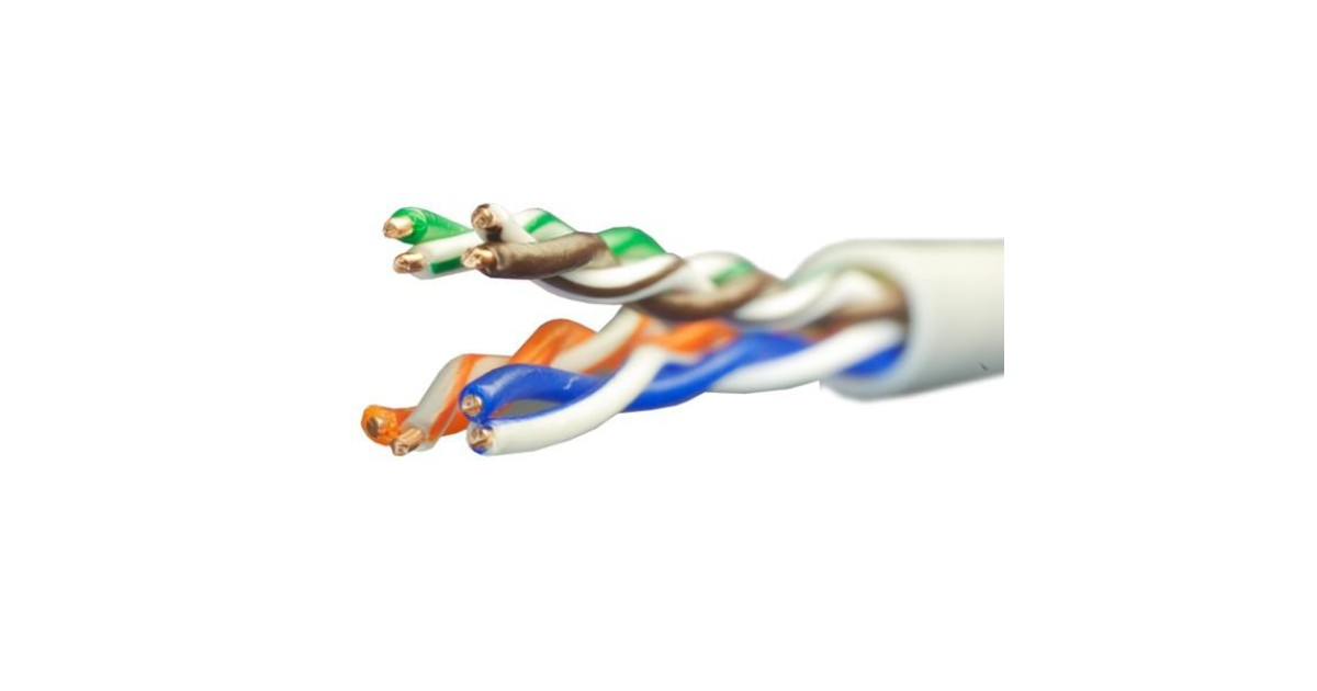 Купить Кабель витая пара U/UTP кат.5E 4х2х24AWG solid Cu PVC Standart (м) 01-0328-9 SUPRLAN оптом в Москве