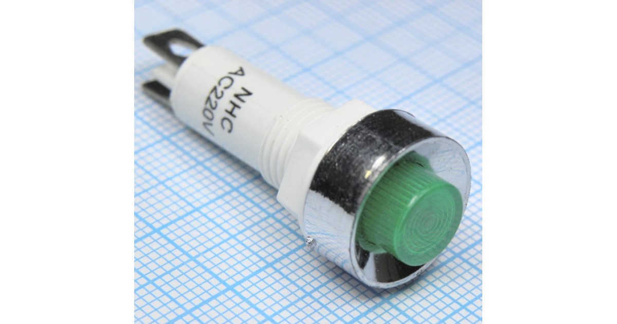 Купить Лампа NHC 220v зеленая . оптом в Москве