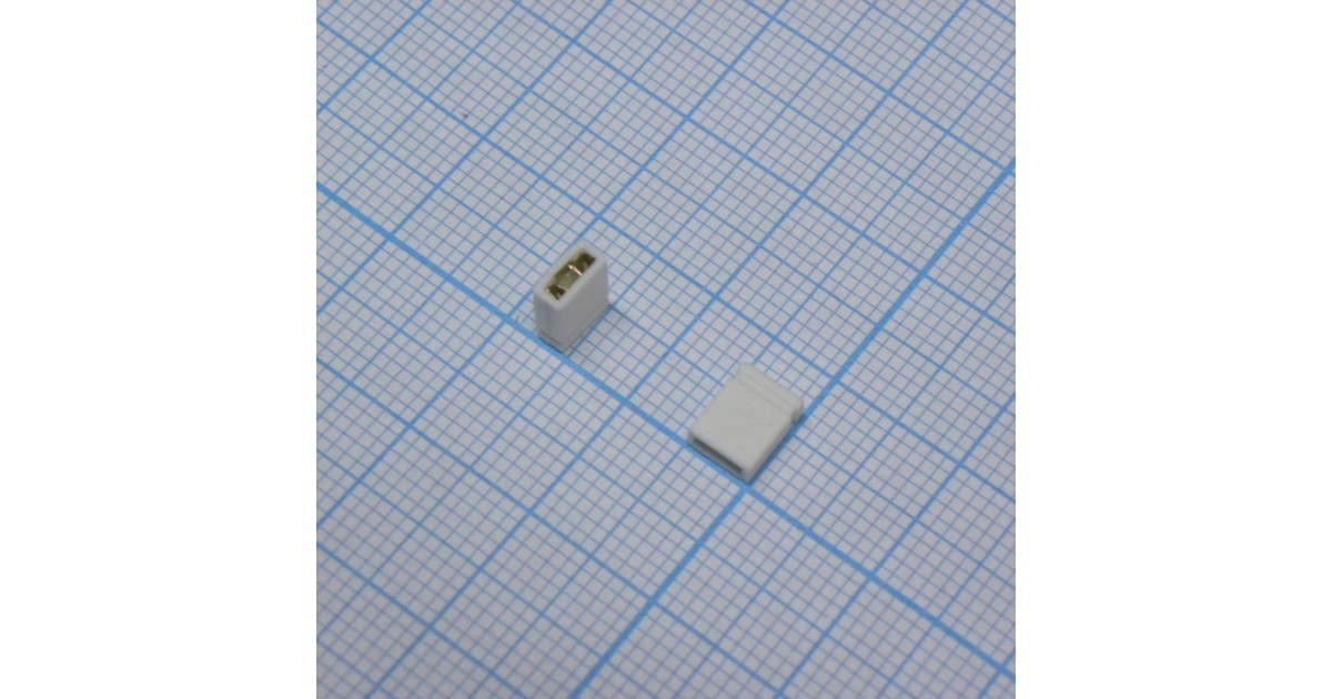 Купить ДЖАМПЕР-6cb(2.54mm) белый AUK оптом в Москве