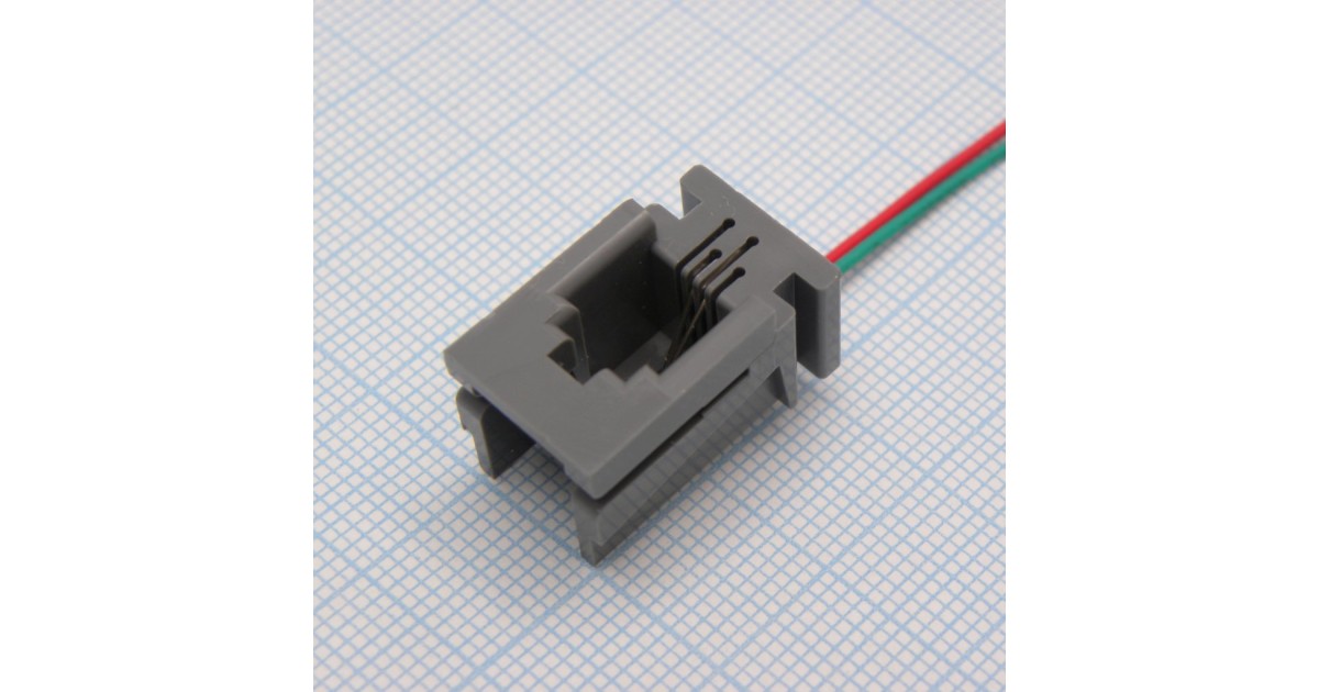 Купить TJ4P2C розетка с проводом  (209) CZT оптом в Москве