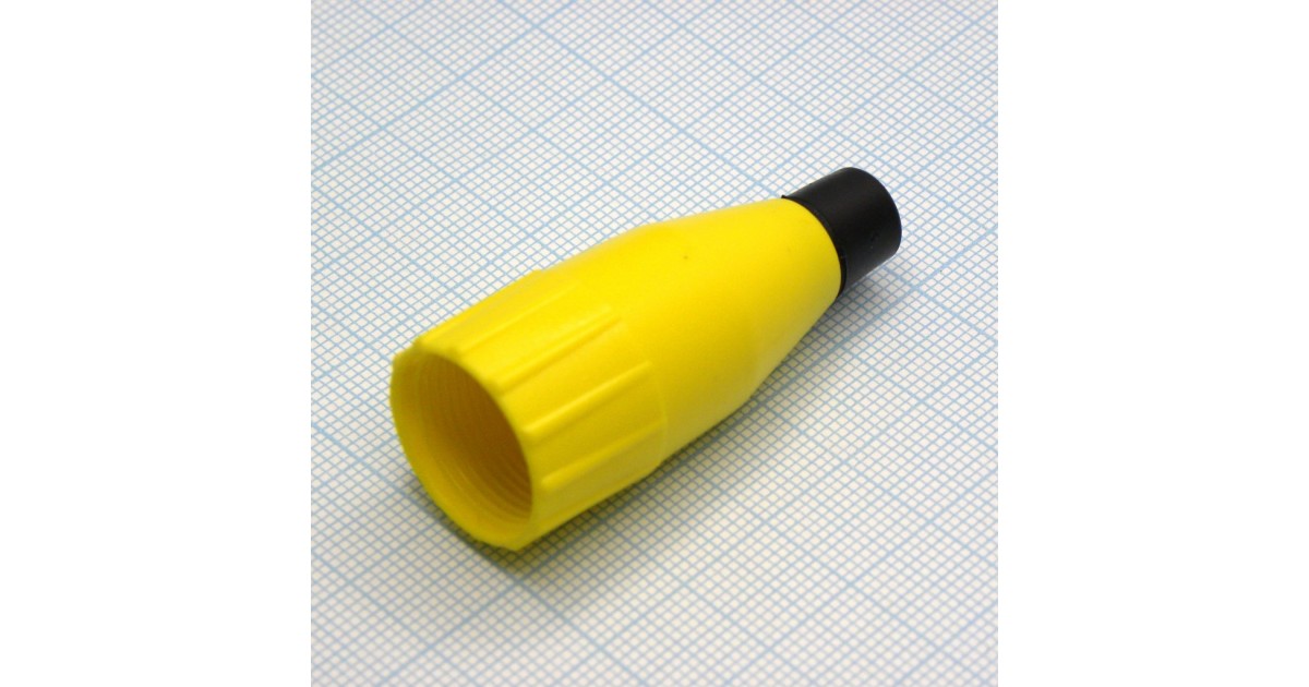 Купить XLR колпачок желтый d=3-6.5мм AMPHENOL оптом в Москве