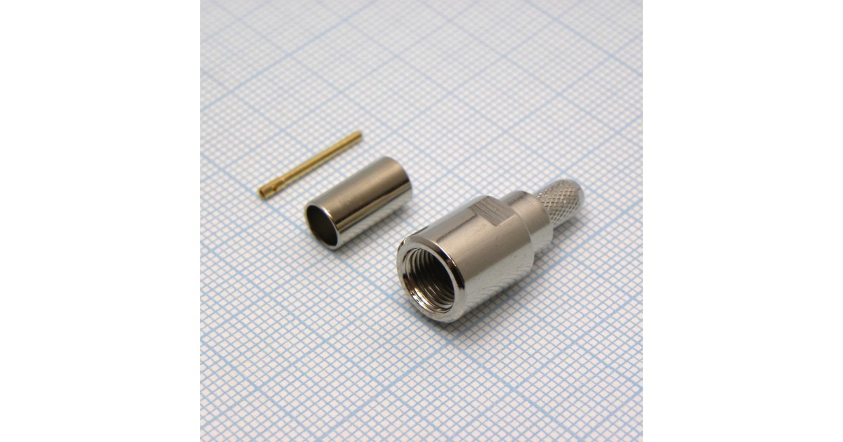Купить FME штекер обжим RG-58 . оптом в Москве