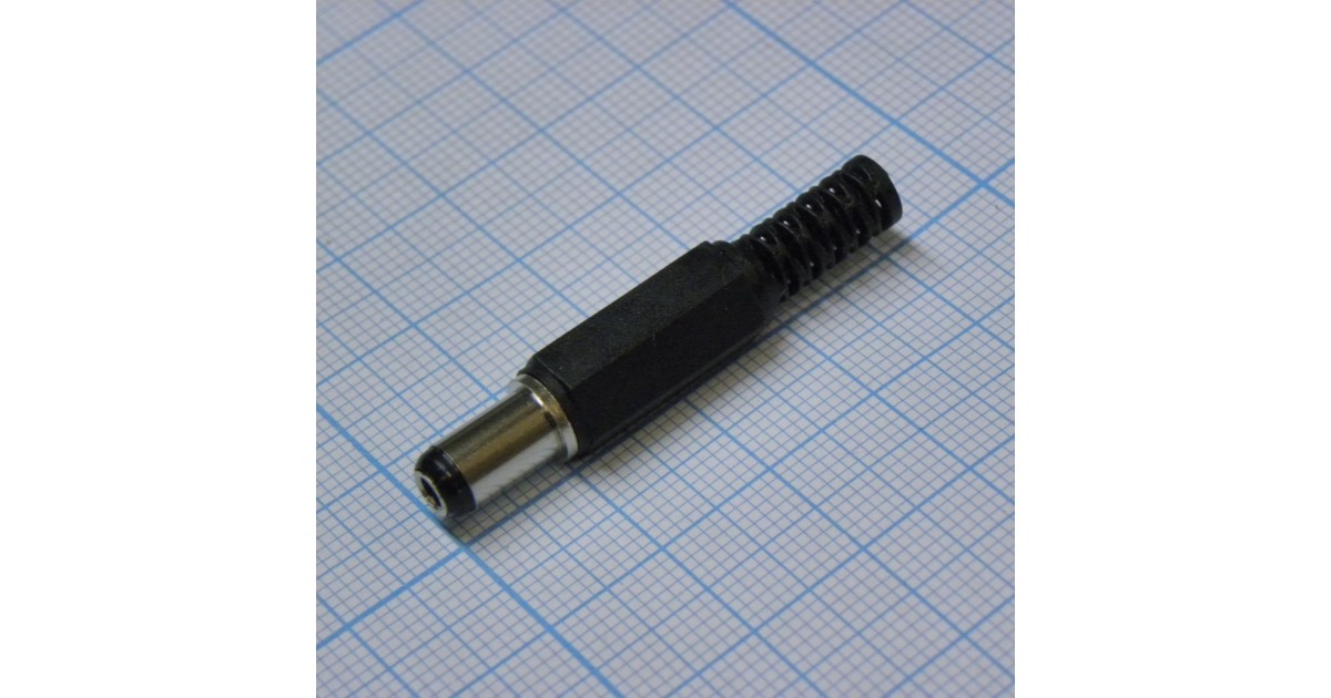 Купить штекер 5.5*2.5 9.5мм  (3026) 2111 SHE оптом в Москве
