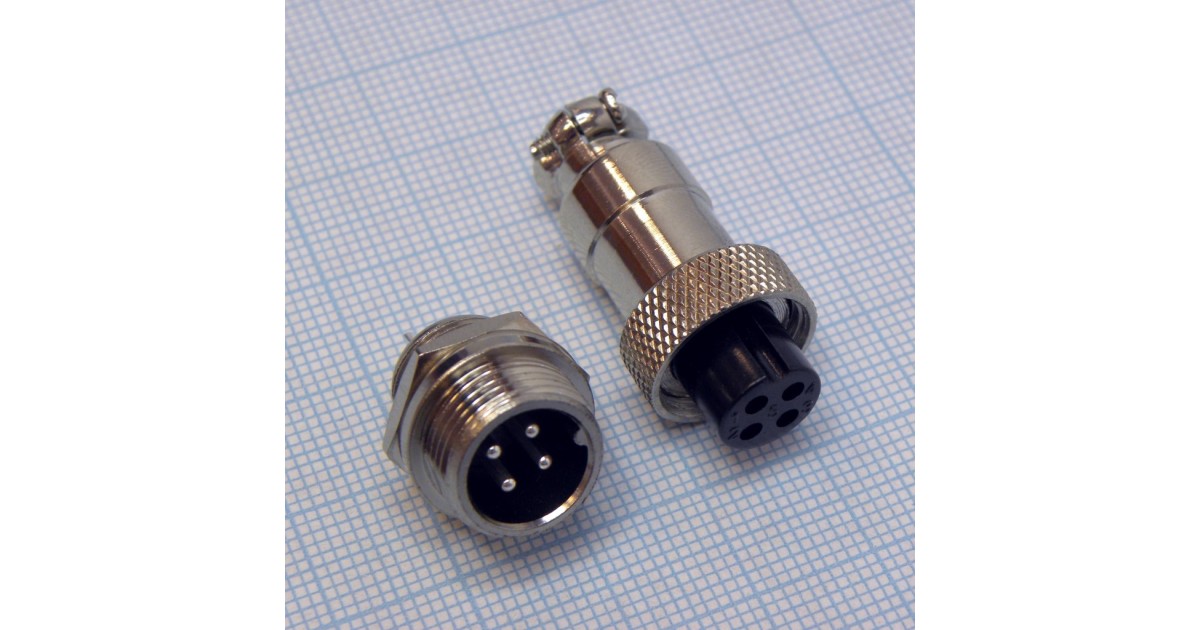 Купить Разъем PH-M12-4FC+MP комплект . оптом в Москве