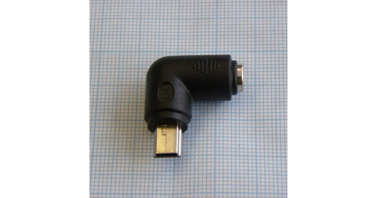 Купить AD гн 5.5*2.1 - шт miniUSB угловой . оптом в Москве