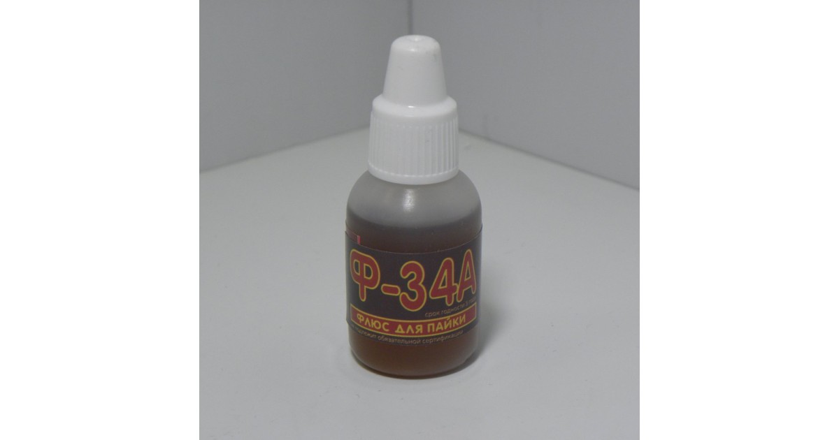 Купить Флюс Ф-34 15мл. ТехКон оптом в Москве