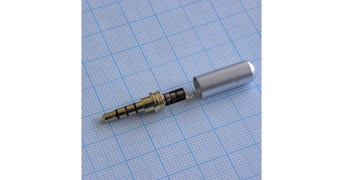 Купить TRRS 3.5S (mini plug) штекер металл мини . оптом в Москве