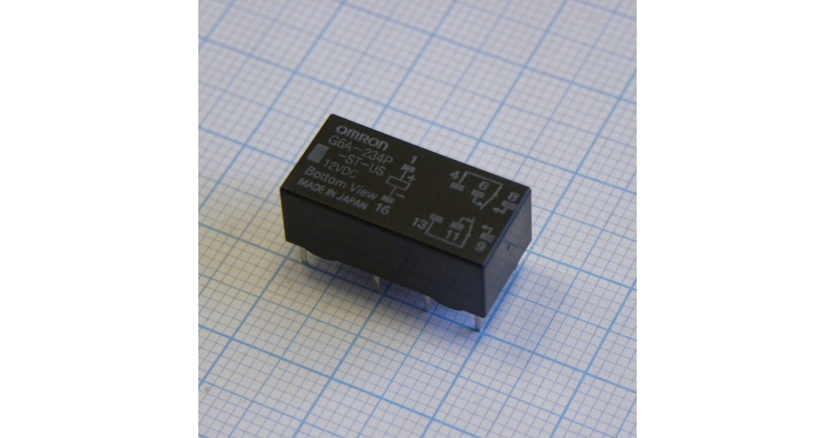 Купить G6A-234P-ST-US-12VDC OMRON оптом в Москве