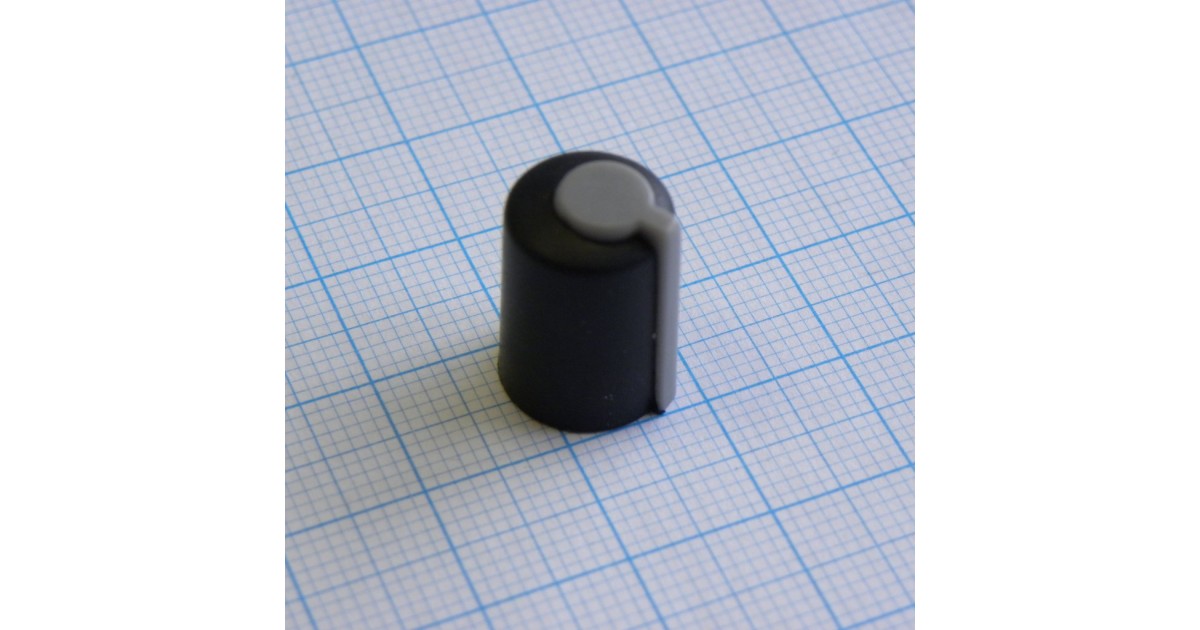 Купить Ручка KA483-1 чёрно-сер. насечка d=6 . оптом в Москве